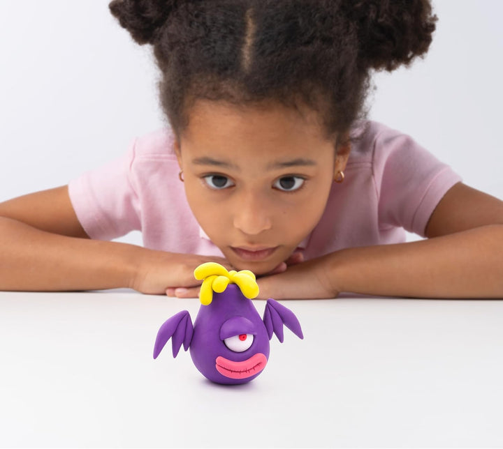 Hey Clay - 15 Dosen lufttrocknende Knete für Kinder ab 3 Jahren - Kreatives Bastelset (Die Aliens)