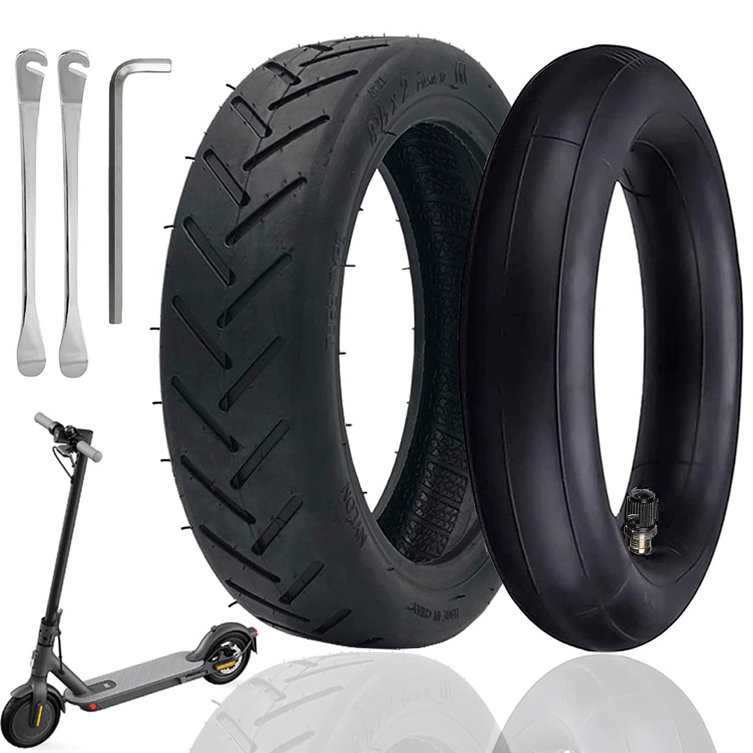 OUXI E-Scooter-Reifen 8 1/2 Reifen mit 1 Reifen und 1 Schlauchpaket E-Scooter Ersatzschlauch+Reifen