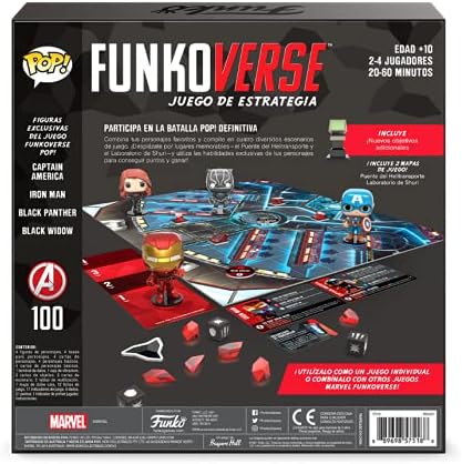 Funko 57518 MARVEL 100 4-Pack Spanish ,, Mehrfarben, One Size Marvel 4 pack Spanish, Marvel 4 pack S