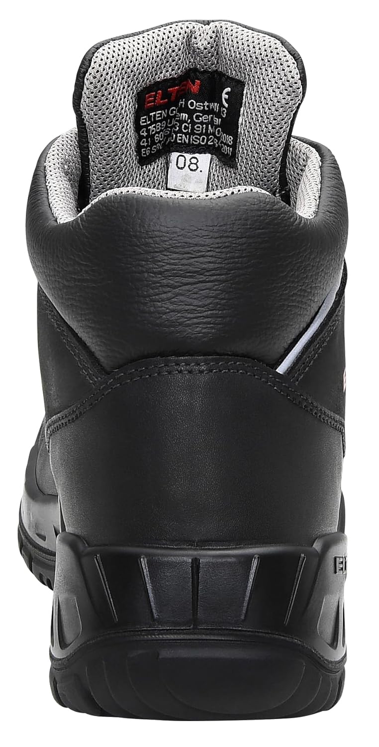 ELTEN Sicherheitsschuhe LUTZ S3 HI, Damen und Herren, Leder, Stahlkappe, leicht, robust, Schwarz, Gr