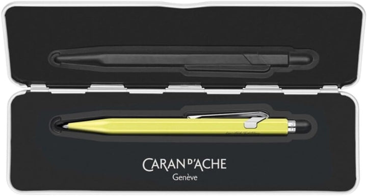Caran d'Ache 849 Kugelschreiber in der Farbe Neongelb Pastell mit Slimpack, Limitierte Edition, NN08