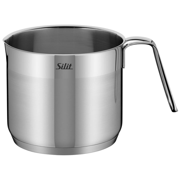 Silit Pisa Milchtopf ohne Deckel 14 cm, Edelstahl mattiert, Induktion, Milchtopf