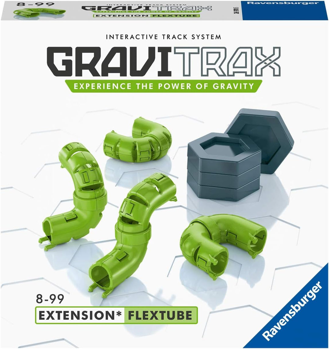 Ravensburger GraviTrax Erweiterung Flextube - Ideales Zubehör für spektakuläre Kugelbahnen, Konstruk
