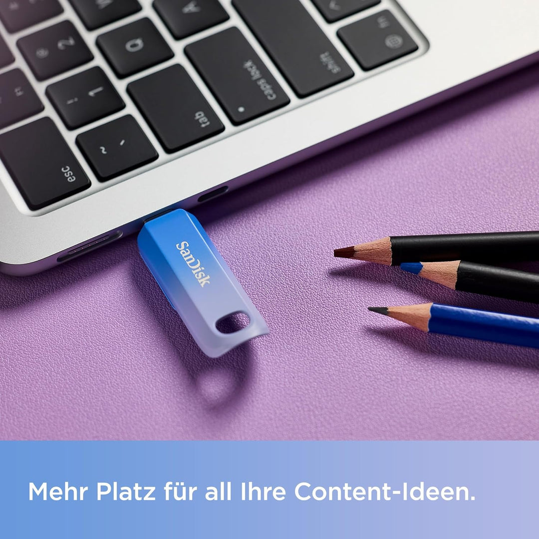 SanDisk Creator USB-C Flash Drive 256 GB (Für Computer, Tablets & Smartphones, USB Type-C, Bis zu 40