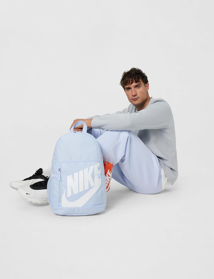 Nike Rucksack (20 l, ältere Kinder), HJ4186 Hydrogen Blue/Orange/White Einheitsgrösse, Hydrogen Blue