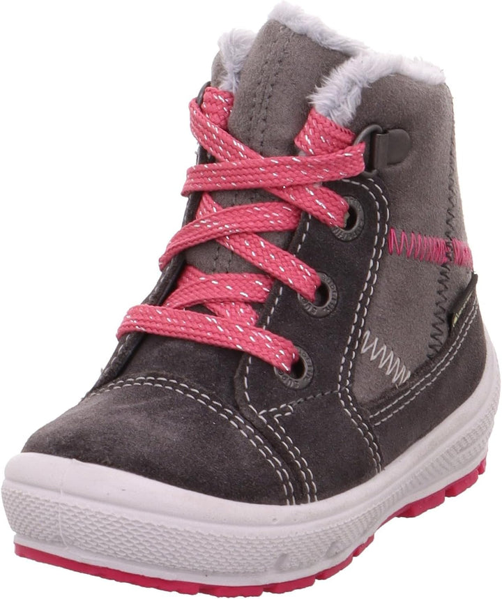 Superfit Mädchen Groovy Warm Gefütterte Gore-tex Schneestiefel 19 EU Grau Pink 2010, 19 EU Grau Pink