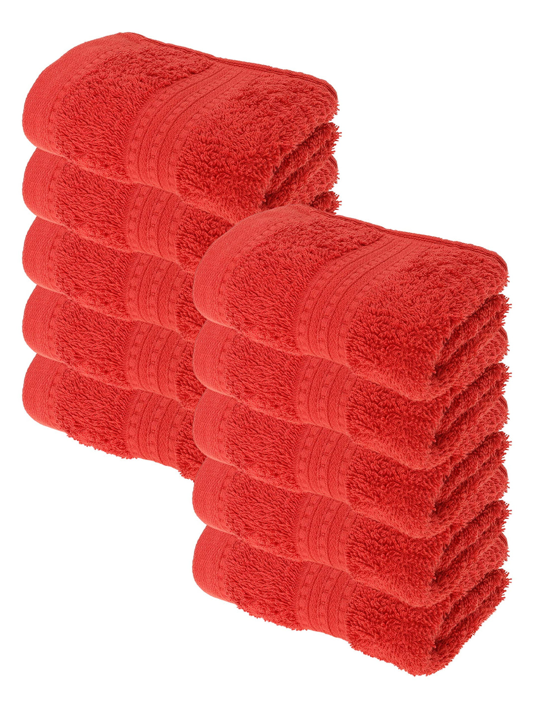 Julie Julsen Bio Gästetuch-Set 10 STK. 30x50 Bordeaux 100% Baumwolle Frotte 550g/m² Bordeaux 30 x 50