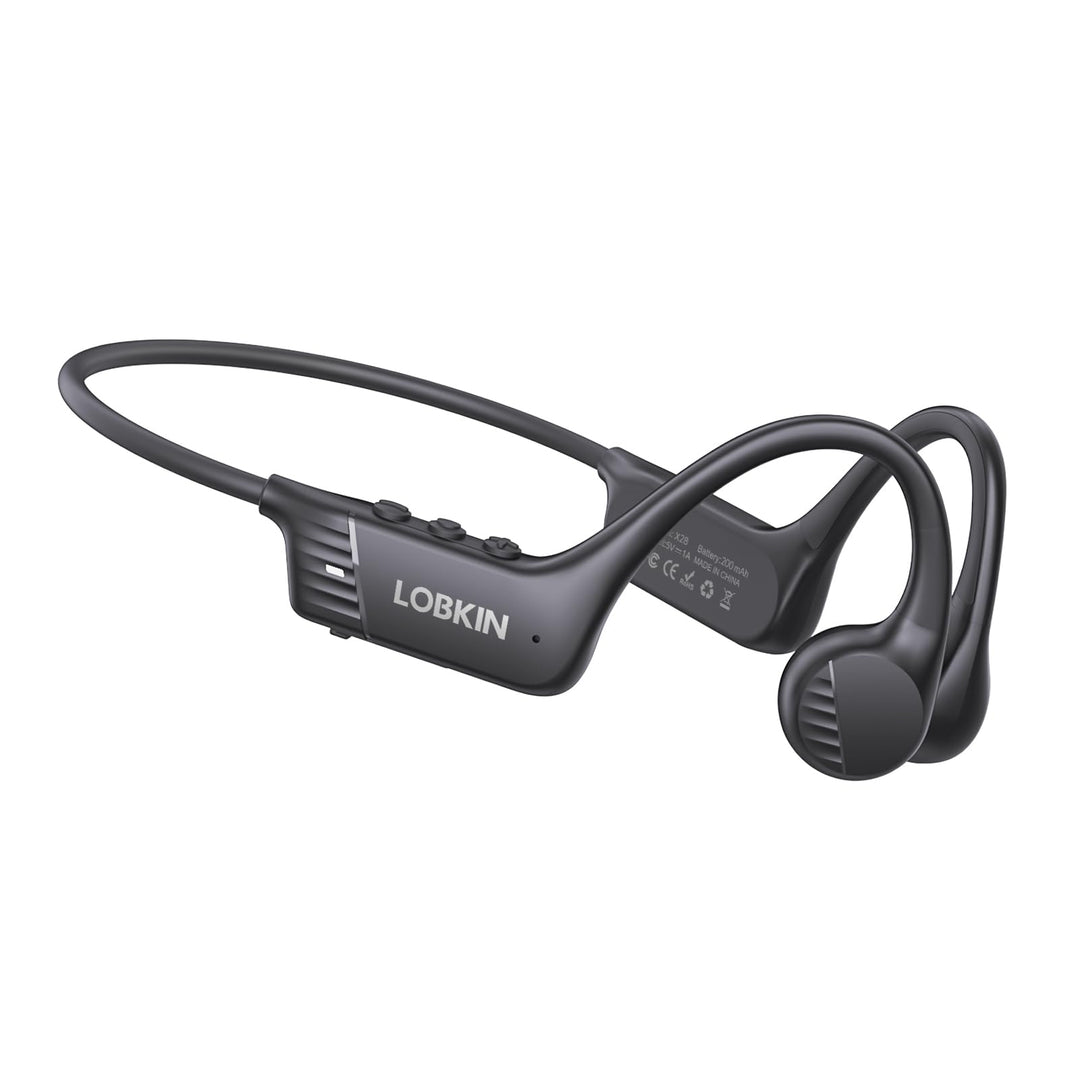 LOBKIN Knochenschall Kopfhörer Bluetooth,Open Ear Kopfhörer Kabellos Bone Conduction Headphones Blue