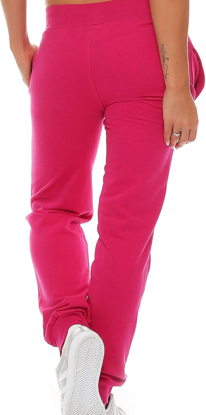 Damen Jogginganzug - Stilvoller Sportanzug & Trainingsanzug XL pink (purpur), XL pink (purpur)