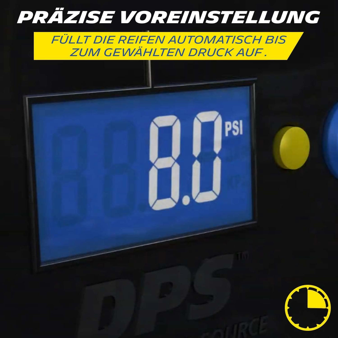 MICHELIN 62003 Luftkompressor 12v fürs Auto | Programmierbar und Digital | Reifendruck Luft Kompress