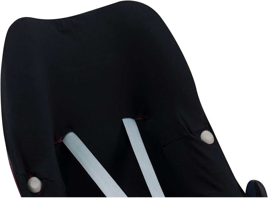 JYOKO KIDS Baumwollbezug für Autositz kompatibel mit Pebble Maxi Cosi, Bebe Confort (Black Series),
