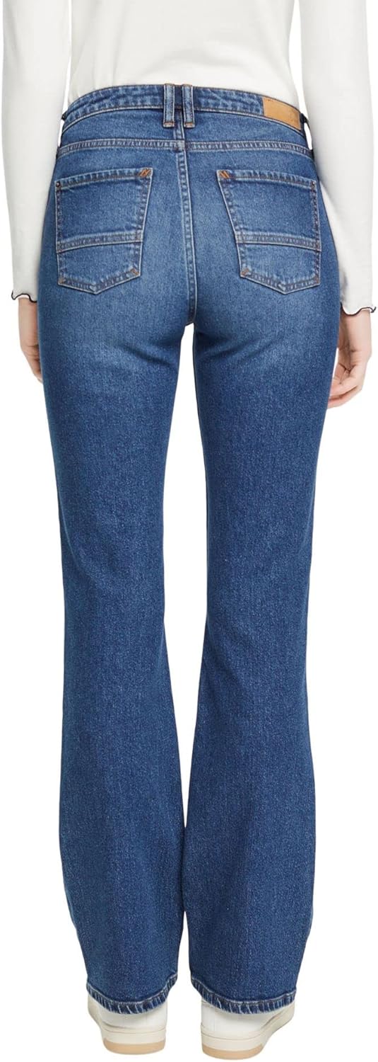 ESPRIT Damen Bootcut Superstretch Jeans 28W / 32L 902/Blue Medium Wash - New, 28W / 32L 902/Blue Med