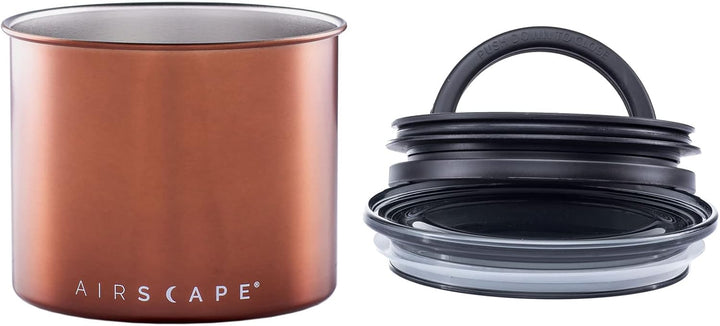 Airscape Kaffeedose aus Edelstahl | Lebensmittelaufbewahrungsbehälter | patentierter luftdichter Dec