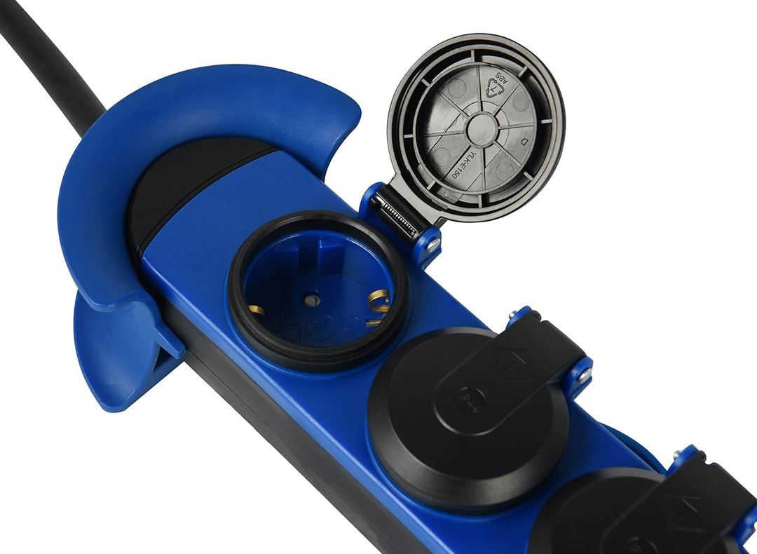 Electraline 62574 Professionelle Steckdosenleiste/Verlängerung für den Aussenbereich, CEE-Stecker, C