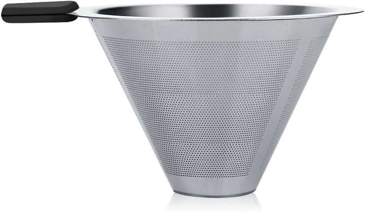 Aramox Handgebrühte Glaskaffeekanne, Kaffeekanne Glas, Tropfmaschine mit Echtholzhülse, manuell, Kaf