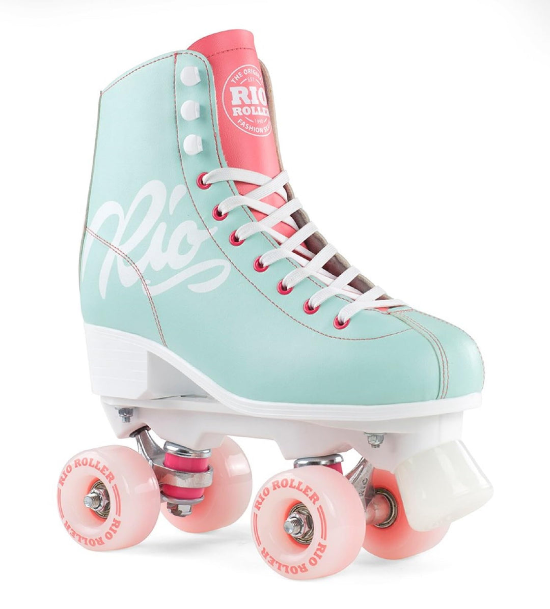 Rio Roller Rollschuhe Script Teal/Coral 37 teal/coral, 37 teal/coral