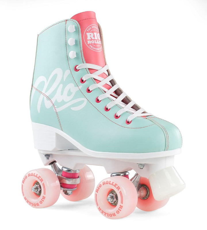 Rio Roller Rollschuhe Script Teal/Coral 37 teal/coral, 37 teal/coral