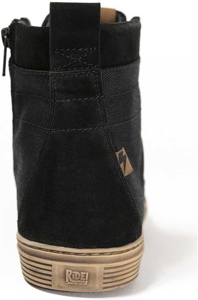 John Doe Neo Sneaker Damen Motorradschuhe - Wasserdicht - Leder - Schwarz 38 EU Schwarz Braun, 38 EU