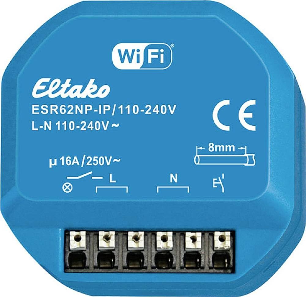 Eltako Stromstoss-Schalter Unterputz ESR62NP-IP/110-240V 1 Schliesser 240V 16A 1St.