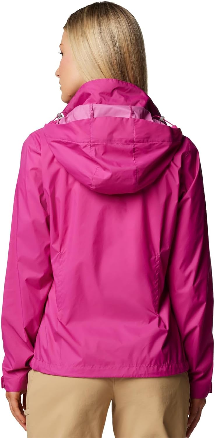 Columbia Damen Waterproof and Breathable Regenjacke S Fuchsia, S Fuchsia