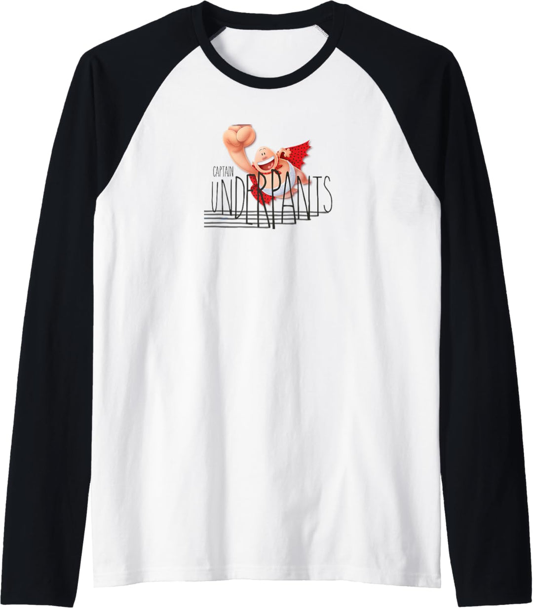 Captain Underpants Kunst Raglan