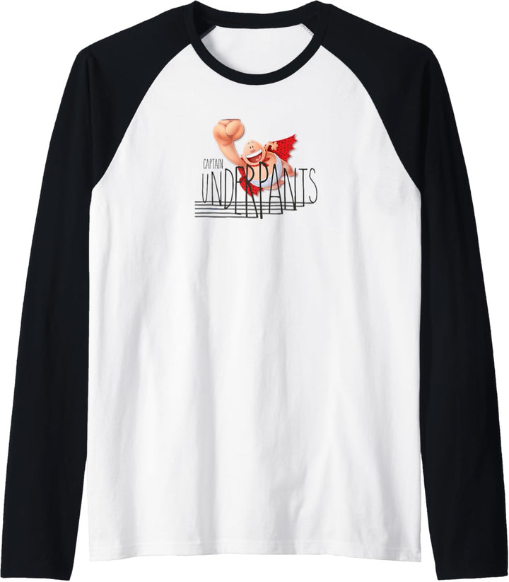 Captain Underpants Kunst Raglan
