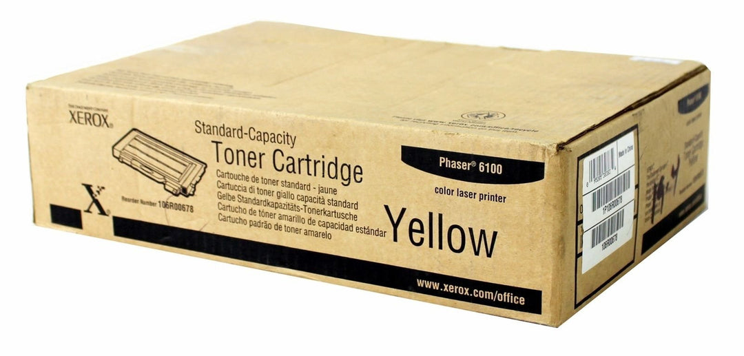Xerox 106R00678 Phaser 6100 Tonerkartusche Standardkapazität 2.000 Seiten 1er-Pack, gelb
