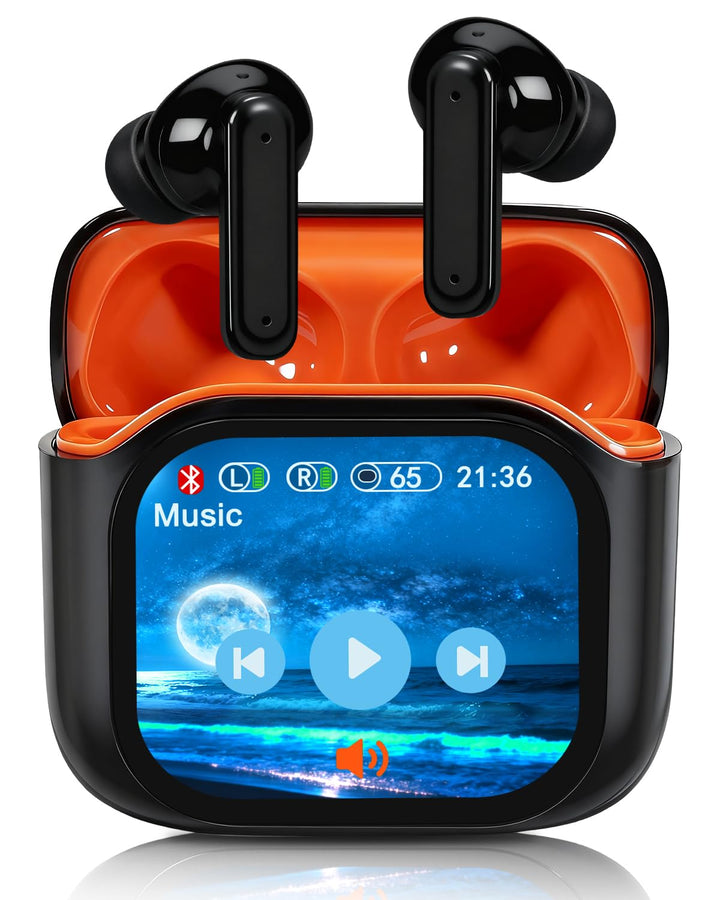 KI Übersetzer Kopfhörer, Echtzeit Sprachübersetzer Kopfhörer, Translator Earbuds mit Touchscreen 158