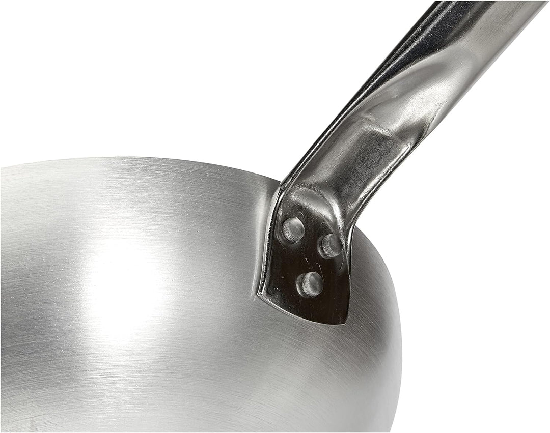 Pentole Agnelli ALSA2111BS24 Hochversenkte Bratpfanne, Aluminium, Silber, 24 cm, 24 cm