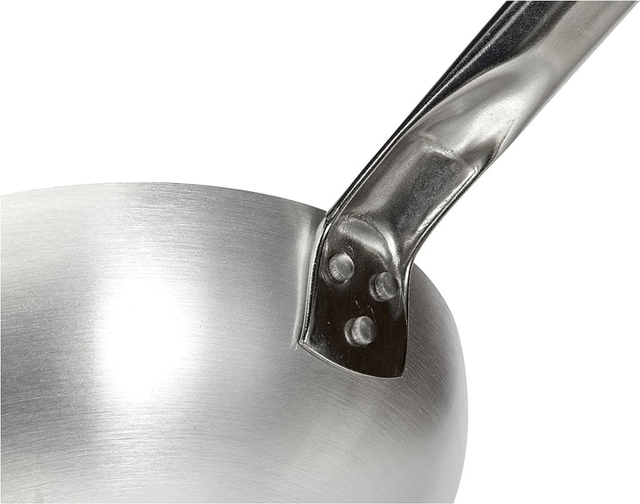 Pentole Agnelli ALSA2111BS24 Hochversenkte Bratpfanne, Aluminium, Silber, 24 cm, 24 cm