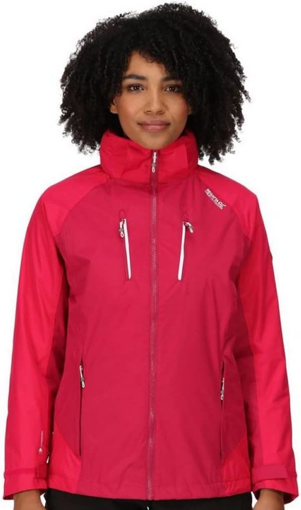 Regatta Damen Ws Calderdale Iv Jacke (1er Pack) 36 Schwarz/Esche, 36 Schwarz/Esche