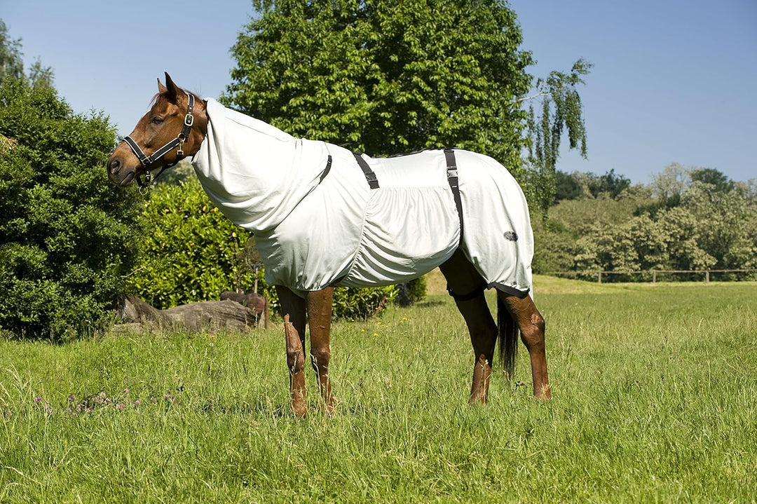 Equi-Theme/Equit'm 400114 Sweet Itch Badetuch 6.6-Inch/198 cm hellgrau, 6.6-Inch/198 cm hellgrau