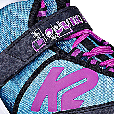 K2 Mädchen Juno Ice Schlittschuh L (EU: 35-40 / UK: 3-7 / US: 4-8) white - light blue, L (EU: 35-40