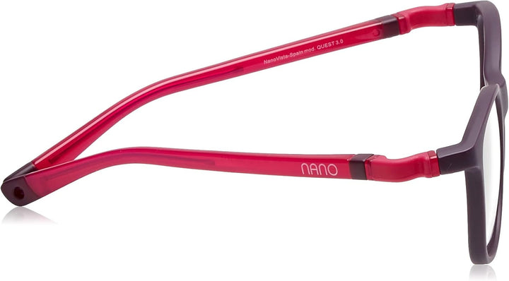 NANOVISTA Unisex Kinder Sonnenbrille 50 Dunkle Himbeere Matt/Magenta, 50 Dunkle Himbeere Matt/Magent
