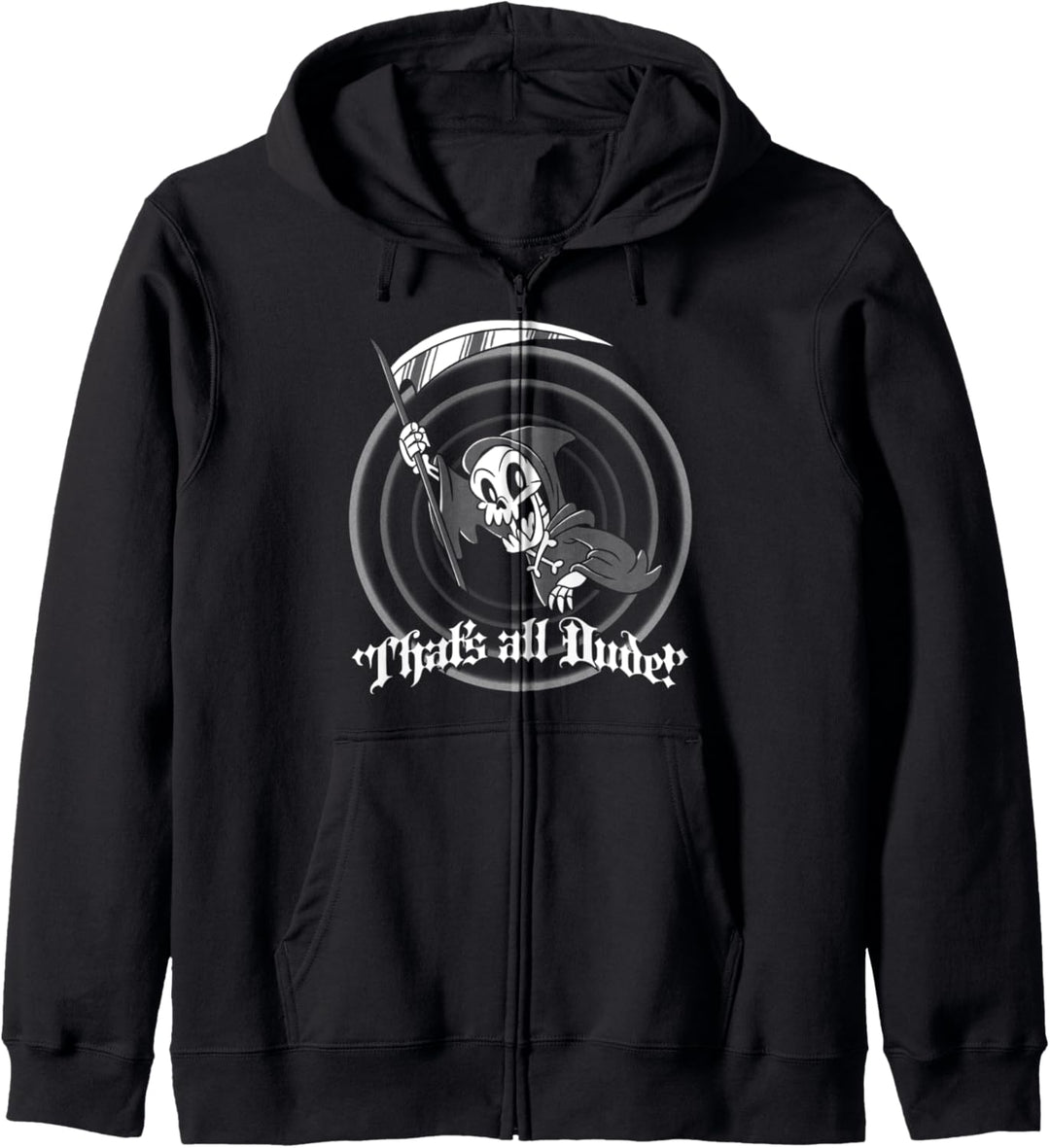 Blackcraft Das ist alles Dude Sensenmann Tod Funny Cartoon Kapuzenjacke
