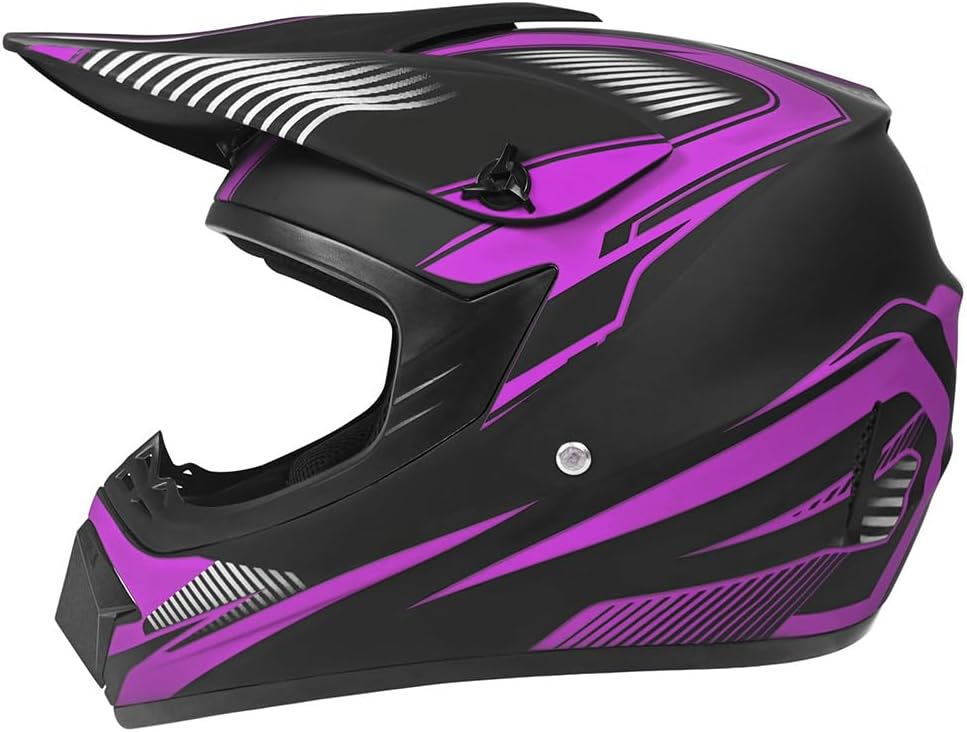 Jugend-Offroad-Motocrosshelme,Fahrradhelme für Jungen und Mädchen,Personalisierter Motorradhelme,CE
