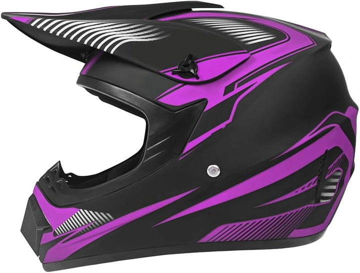Jugend-Offroad-Motocrosshelme,Fahrradhelme für Jungen und Mädchen,Personalisierter Motorradhelme,CE