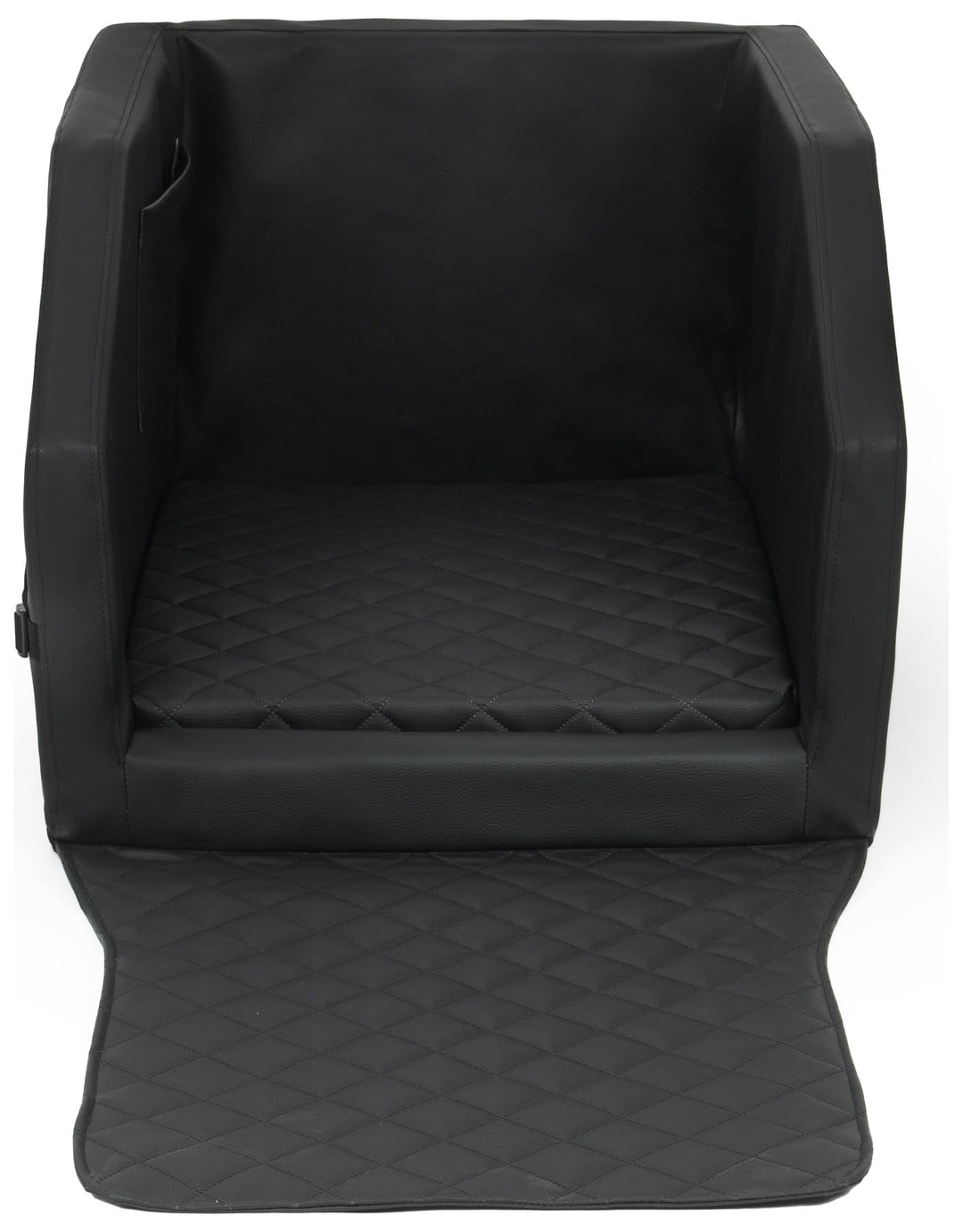 Autohundebett Hunde-Autositz Hundebett Rückbank Hundesitz Anschnallgurt 55x100 (Farbe: schwarz), sch