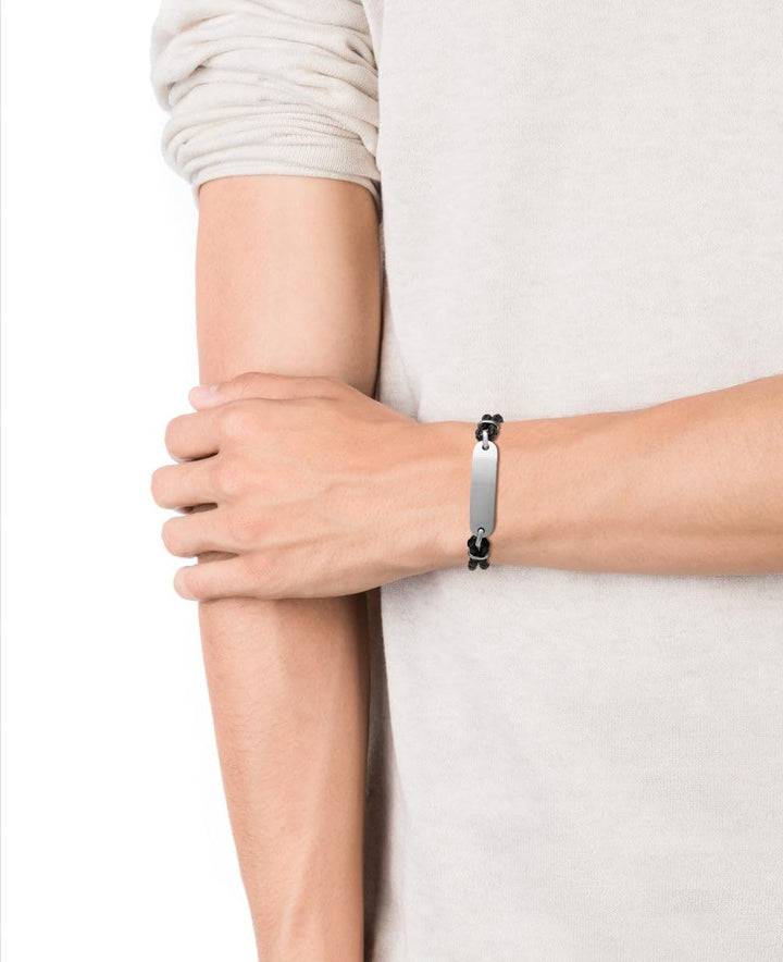 Viceroy Pulsera Magnum 15107P01010 piel y acero