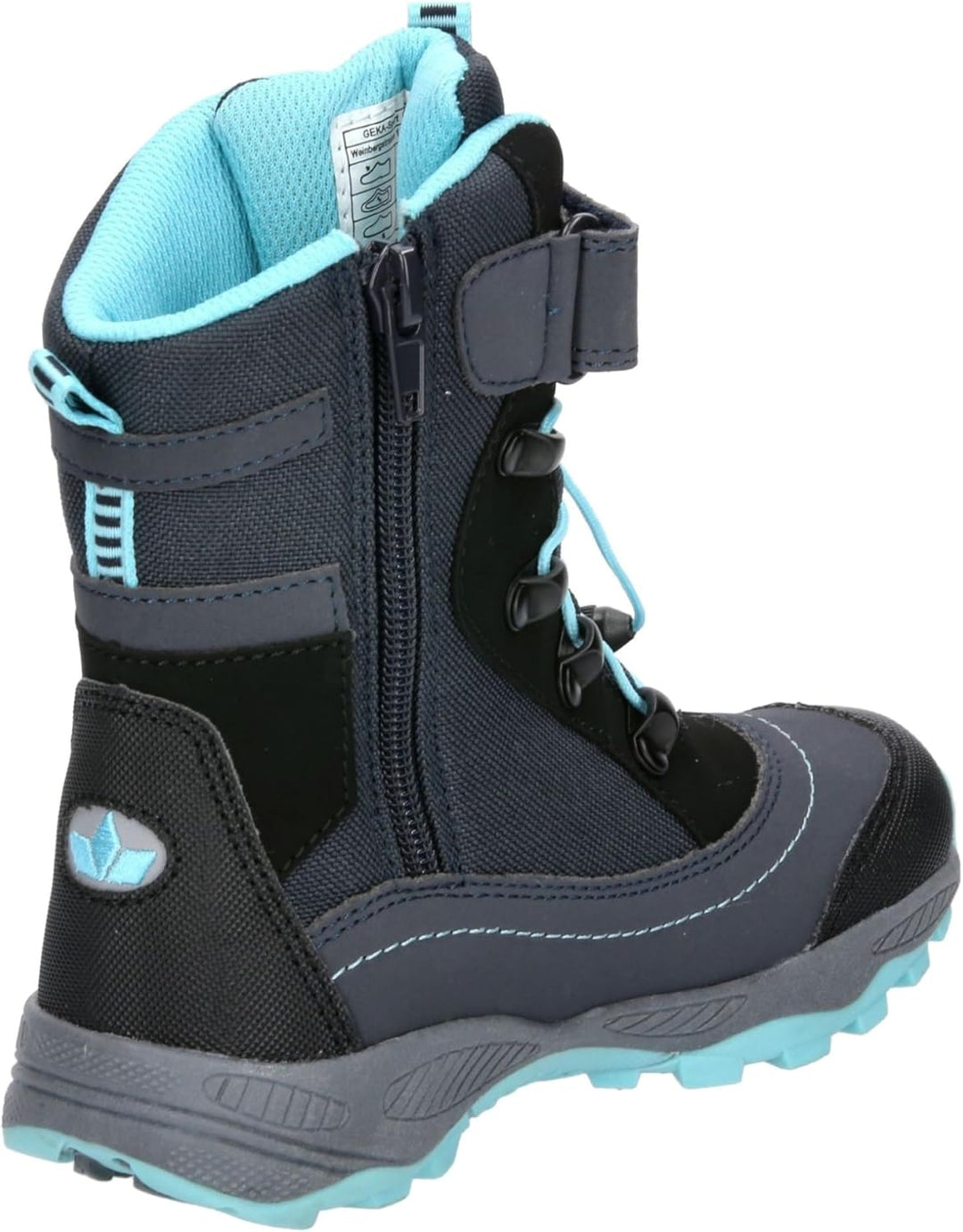 Lico Mädchen Sundsvall Vs Schneestiefel 38 EU Marine Türkis, 38 EU Marine Türkis