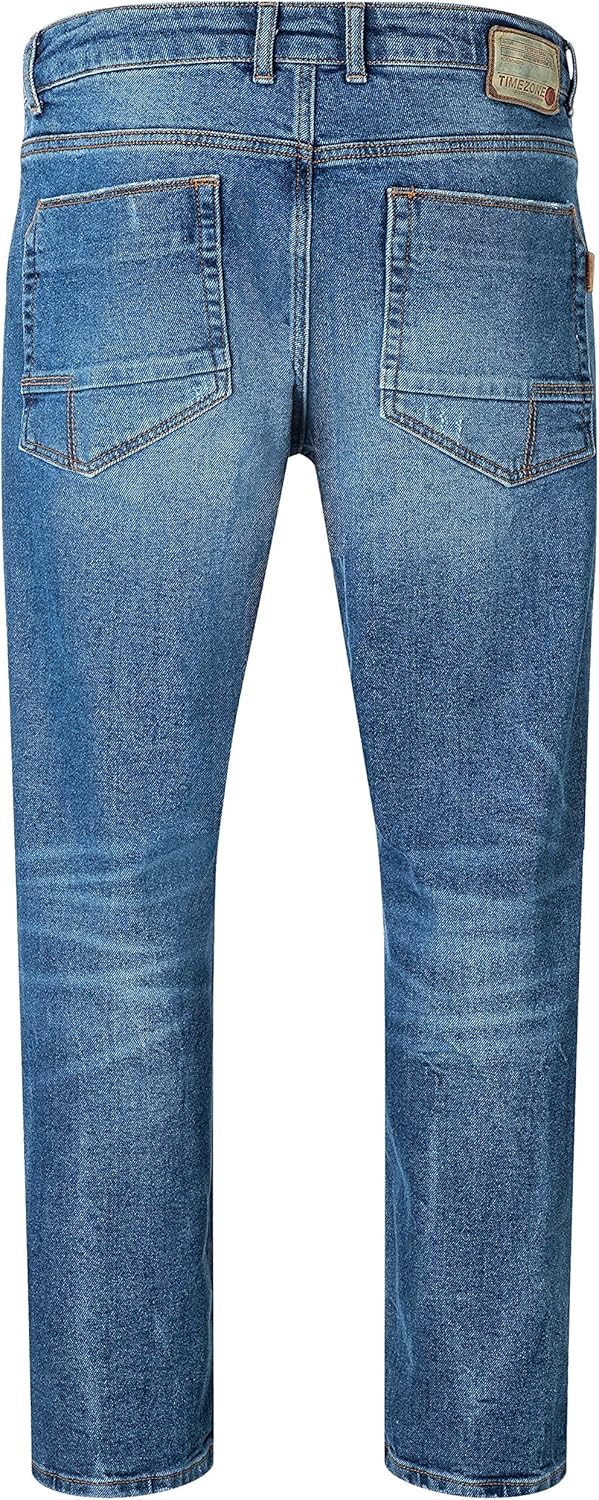 Timezone Herren Comfort Matztz Jeans, Light Riged Wash