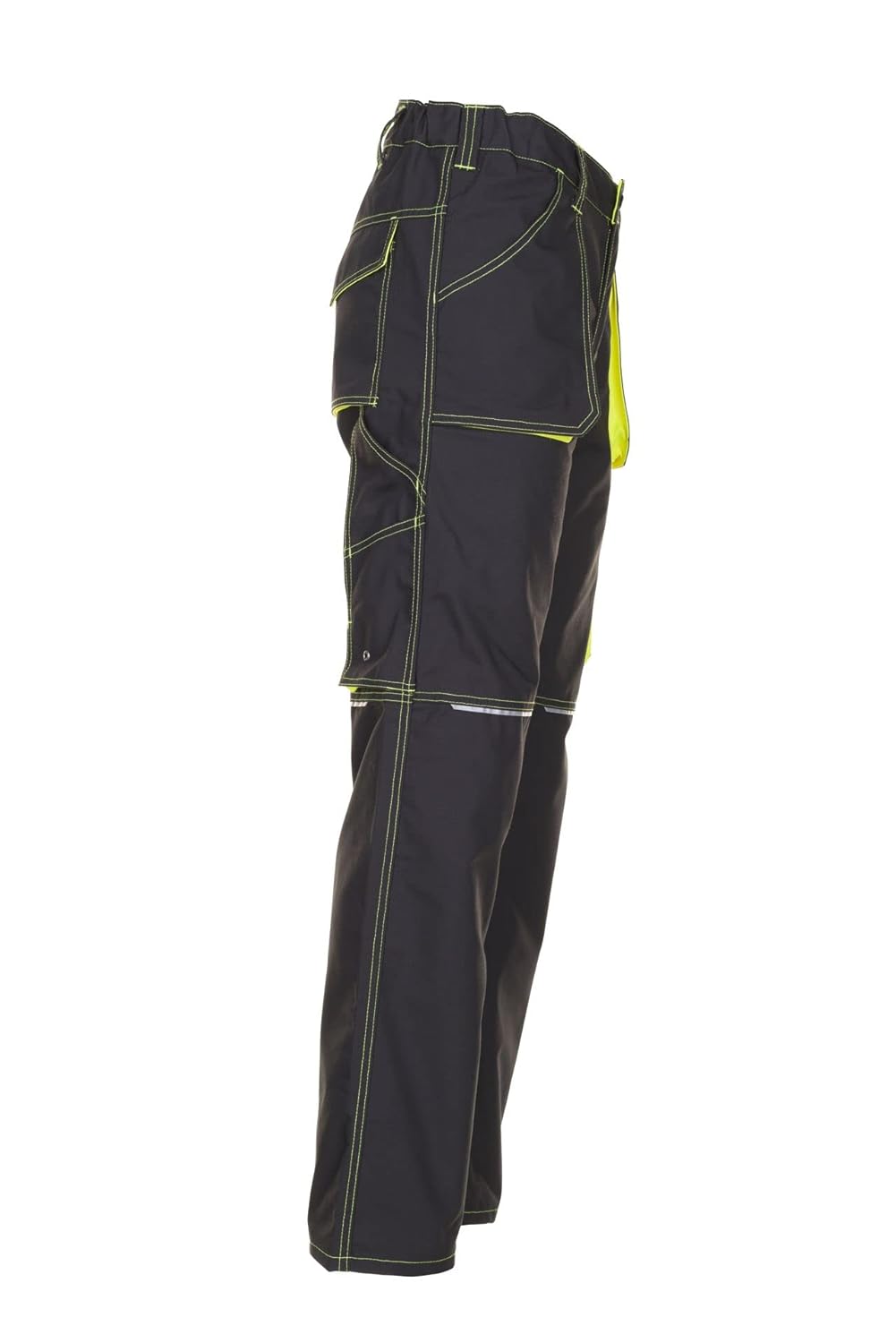 Planam Basalt Herren Neon Bundhose anthrazit gelb Modell 6220 Grösse 58