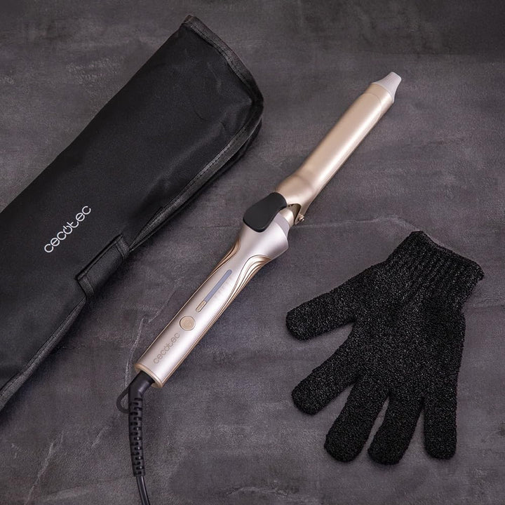 Cecotec SurfCare CurlClip Lockenstab, 25 mm, Keramikbeschichtung, Keratin und Arganöl, schnelles Auf