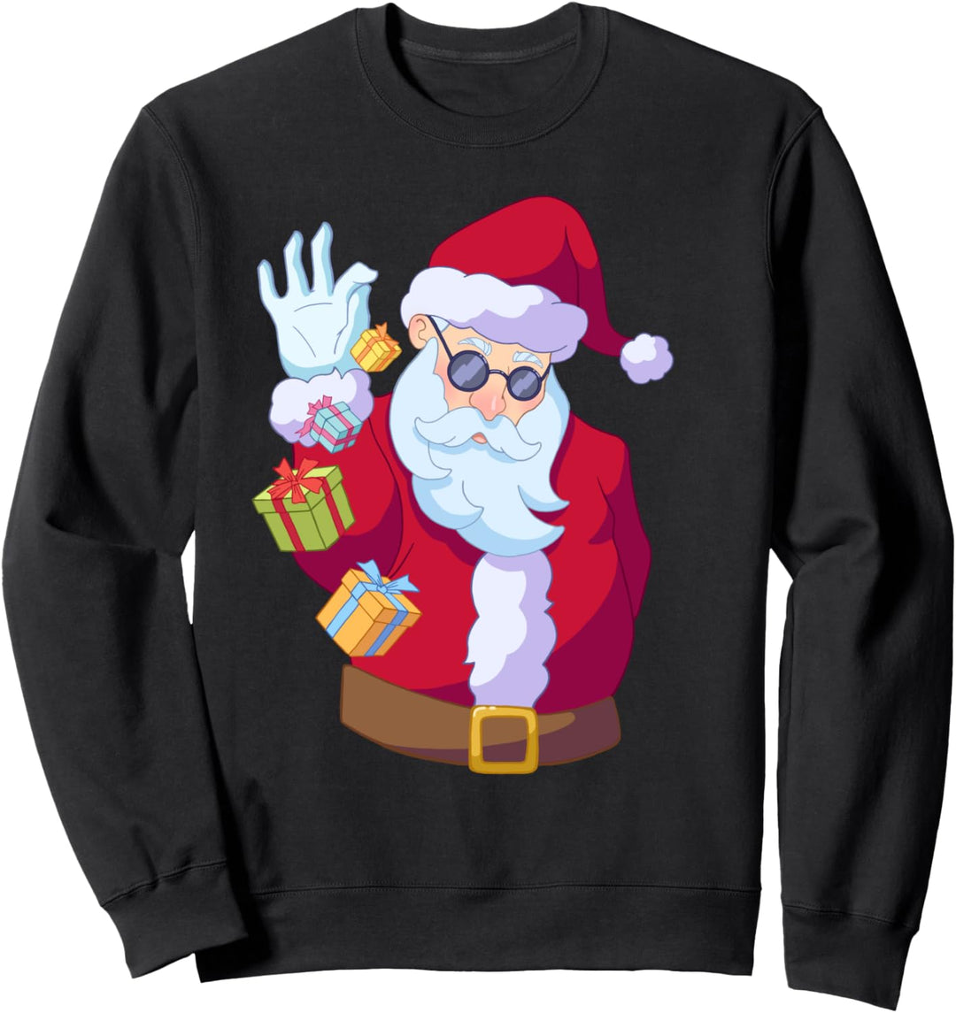 Weihnachten Weihnachtsmann Jungs Mädchen Xmas Weihnachts Sweatshirt
