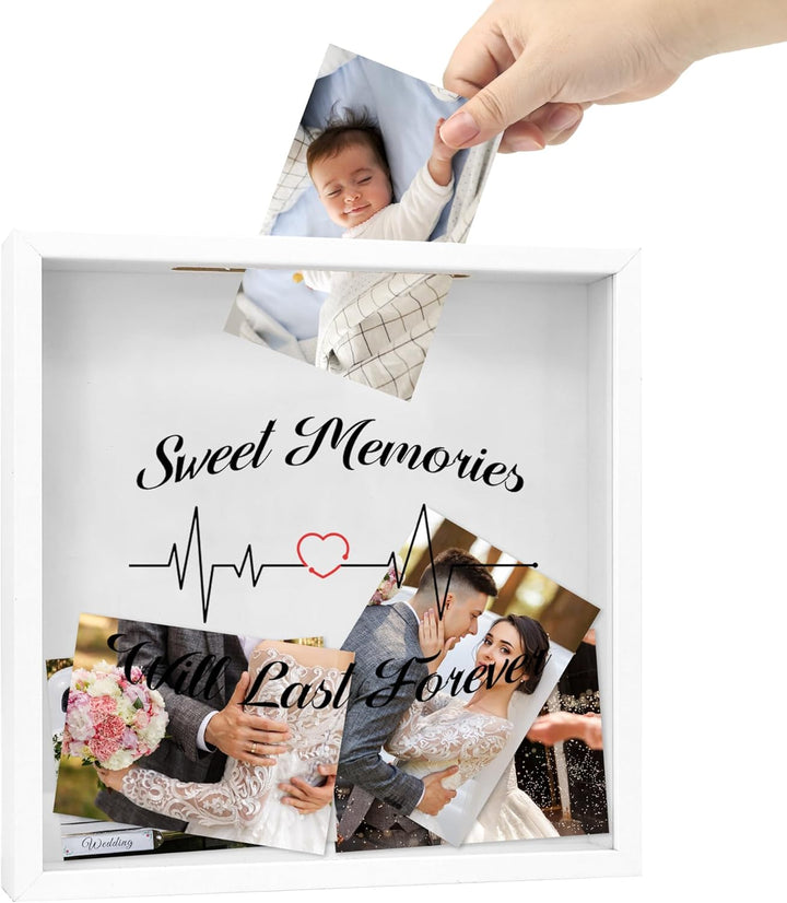 FramePro 30x30 3D Bilderrahmen Schattenbox mit Glasscheibe Ticketstummel Reise Abenteuer Archivbox R