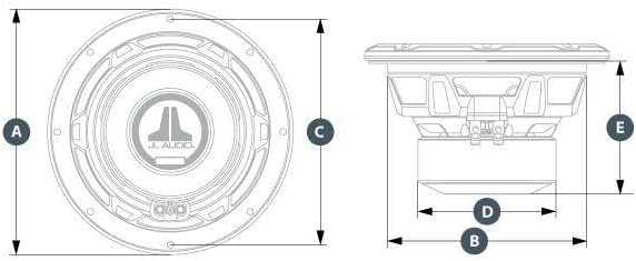 JL Audio 0699440921480 Subwoofer 8w3v3-4