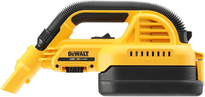 DeWalt Akku-Handsauger/ Handsauggerät (18 Volt, Hepa-Hochleistungsfilter, ergonomisch gu mmierter Gr