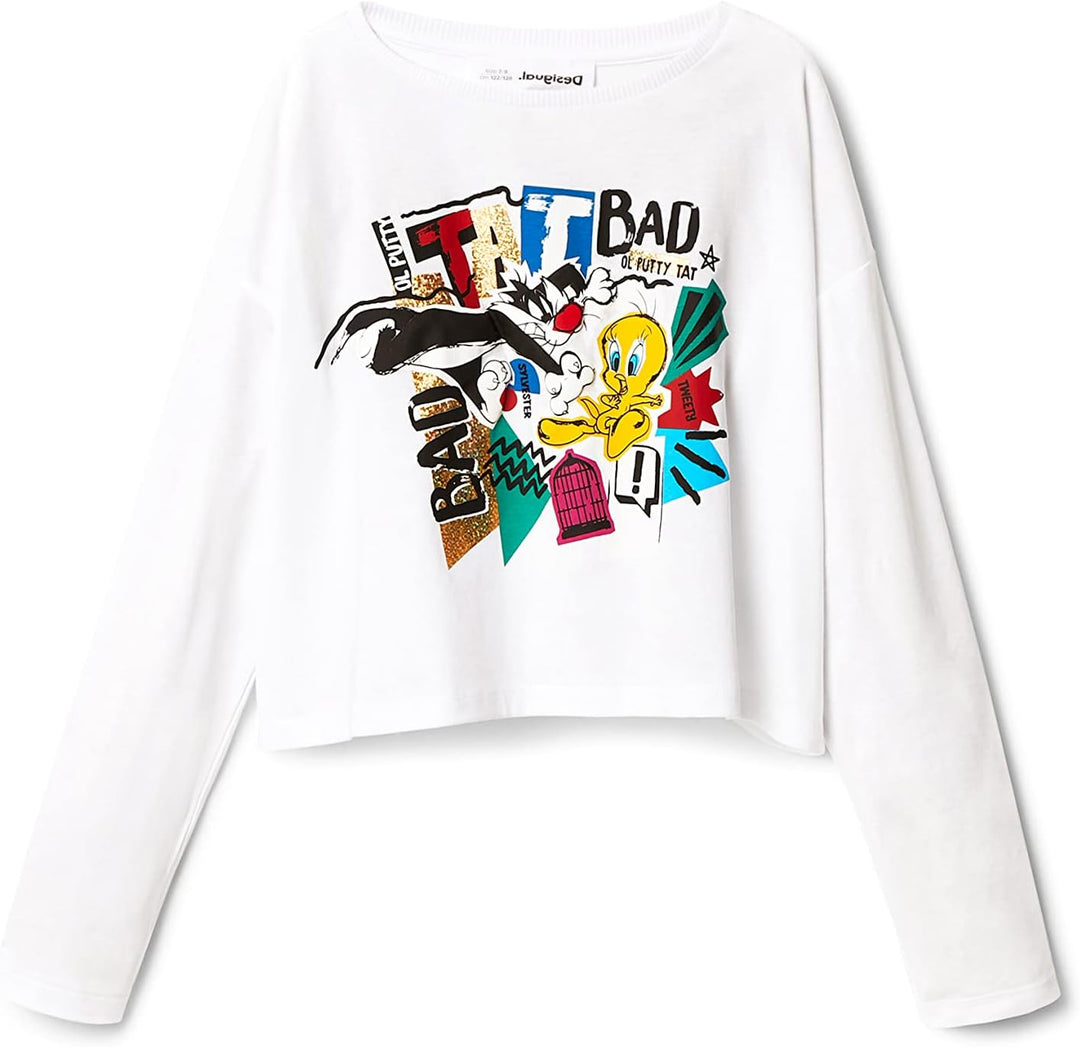 Desigual Mädchen Shirt 6 Jahre Weiss, 6 Jahre Weiß