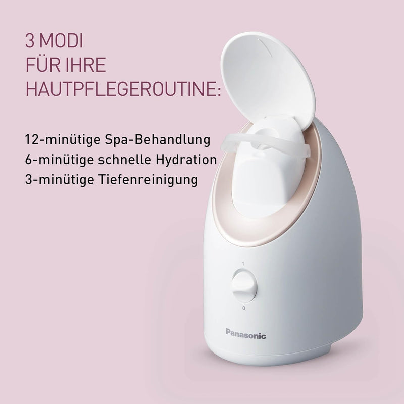 Panasonic Ionen-Steamer EH-XS01, Gesichtssauna, Nano-Ionen-Technologie, gründliche Gesichtsreinigung