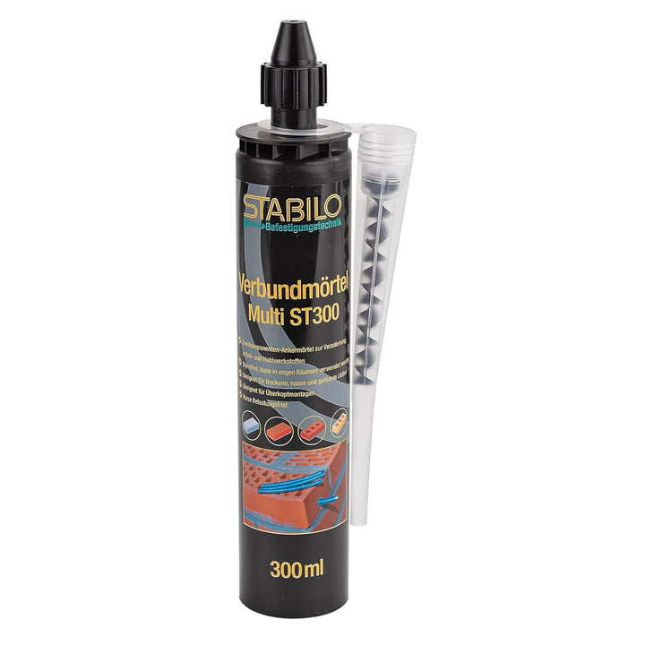 12x Stabilo Verbundmörtel, Injektionsmörtel, Mörtel mit Option 7, ETA-Zulassung, 300 ml